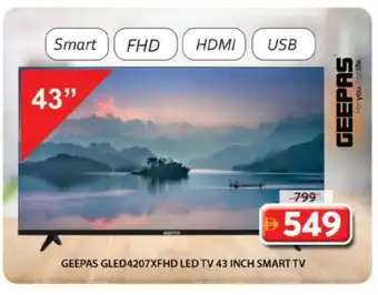 Grand Hyper Market GEEPAS Smart TV offer