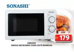 Grand Hyper Market SONASHI Microwave Oven offer