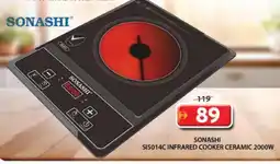 Grand Hyper Market SONASHI Infrared Cooker offer