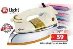 Grand Hyper Market MR. LIGHT Ironbox offer