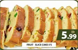 Grand Mall Sharjah Fruit slice cake 5's offer