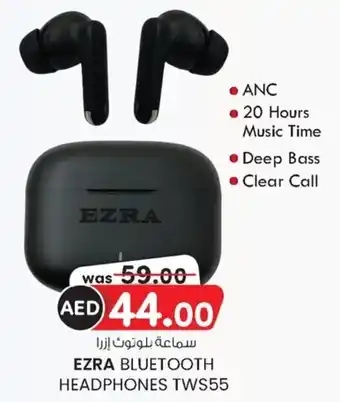 KM Trading Ezra bluetooth headphones TWS55 offer