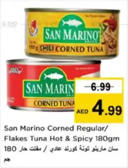 Nesto San Marino Corned Regular / Flakes Tuna Hot & Spicy offer