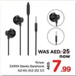 Nesto ZARIN Stereo Earphone AZ-60 / AZ-212 3.5 offer