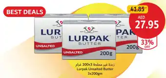 Union Coop Lurpak Unsalted Butter offer