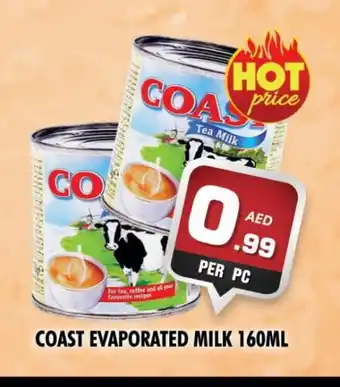 Night to Night Hypermarket COAST Evaporated Milk offer