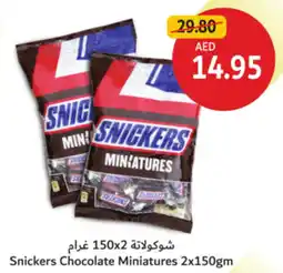 Union Coop Snickers Chocolate Miniatures offer