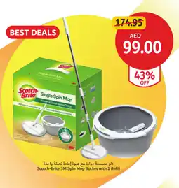 Union Coop Scotch-Brite 3M Spin Mop Bucket with offer