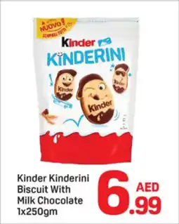 Day To Day Kinder kinderini biscuit with milk chocolate offer