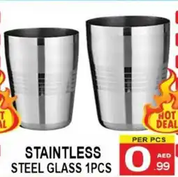Friday Center Staintless steel glass offer