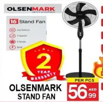 Friday Center Olsenmark stand fan offer