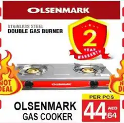 Friday Center Olsenmark gas cooker offer