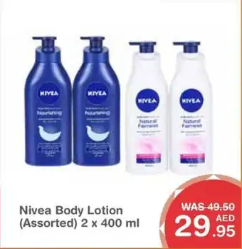 Choithrams Nivea Body Lotion Assorted offer