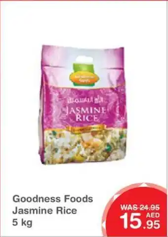 Choithrams Goodness Foods Jasmine Rice offer