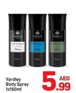 Day To Day Yardley body spray offer