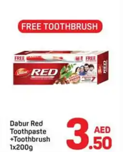 Day To Day Dabur red toothpaste +toothbrush offer