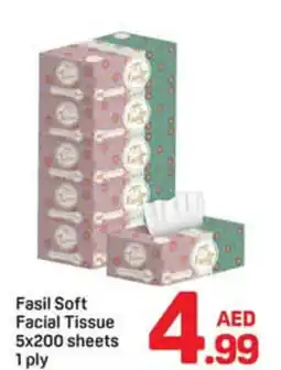 Day To Day Fasil soft facial tissue offer