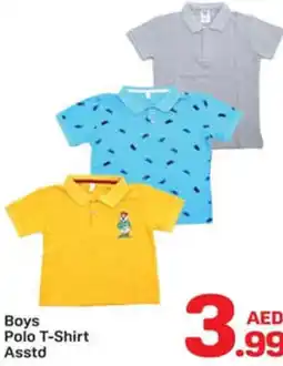 Day To Day Boys Polo T-Shirt Asstd offer