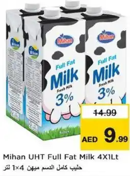 Nesto Mihan uht full fat milk offer