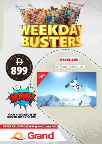 Grand Hyper Market NIKAI Smart TV offer