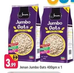 Shaklan JENAN Oats offer