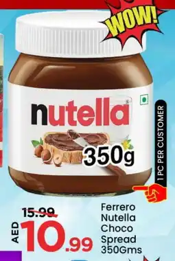 Mark & Save NUTELLA Chocolate Spread offer