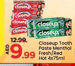 Mark & Save CLOSE UP Toothpaste offer