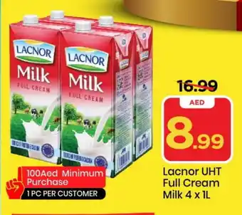 Mark & Save LACNOR Long Life / UHT Milk offer