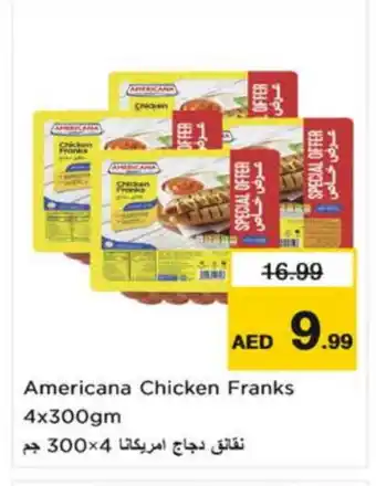 Nesto AMERICANA Chicken Franks offer