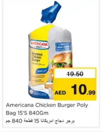 Nesto AMERICANA Chicken Burger offer