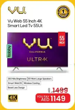 Mark & Save Vu Web 4K Smart Led Tv 55Ut offer