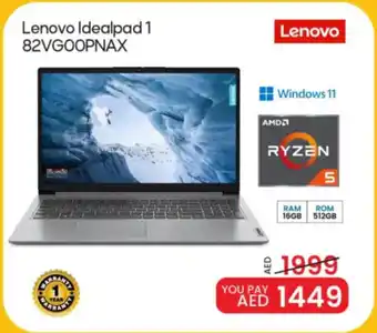 Mark & Save Lenovo Idealpad 1 82VGOOPNAX offer