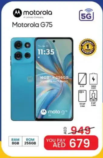Mark & Save Motorola G75 offer
