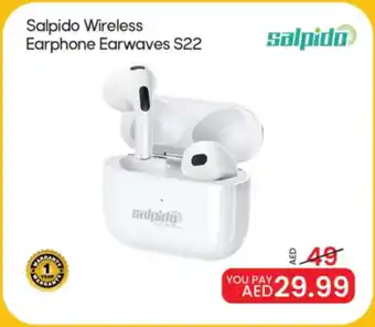 Mark & Save Salpido Wireless Earphone Earwaves S22 offer
