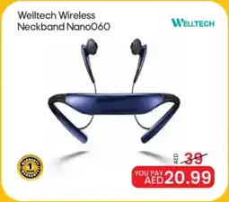 Mark & Save Welltech Wireless Neckband Nano060 offer