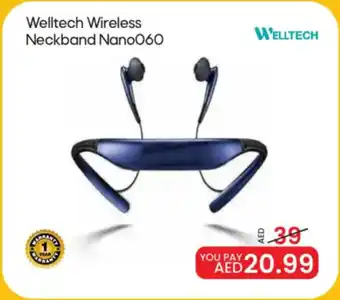 Mark & Save Welltech Wireless Neckband Nano060 offer