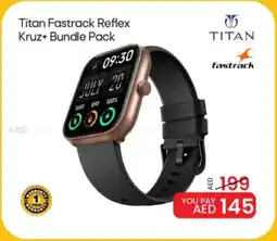 Mark & Save Titan Fastrack Reflex Kruz+ Bundle Pack offer