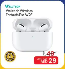 Mark & Save Welltech Wireless Earbuds Bst-W95 offer
