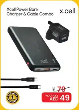 Mark & Save Xcell Power Bank Charger & Cable Combo offer