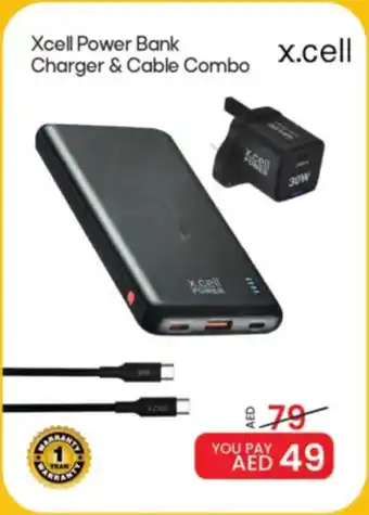 Mark & Save Xcell Power Bank Charger & Cable Combo offer