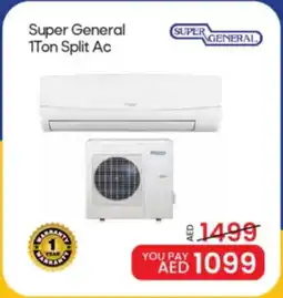 Mark & Save Super General 1Ton Split Ac offer
