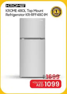 Mark & Save Krome Top Mount Refrigerator KR-RFF480 IM offer