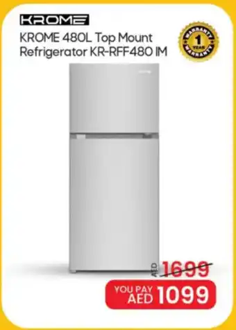 Mark & Save Krome Top Mount Refrigerator KR-RFF480 IM offer
