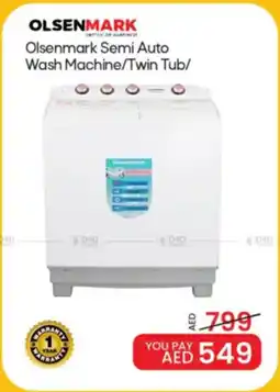 Mark & Save Olsenmark Semi Auto Wash Machine/Twin Tub/ offer