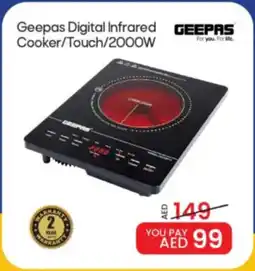 Mark & Save Geepas Digital Infrared GEEPAS Cooker/Touch/2000W offer