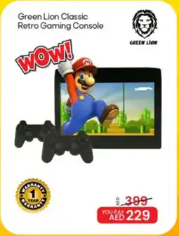 Mark & Save Green Lion Classic Retro Gaming Console offer