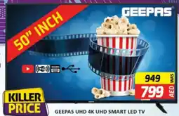 Al Madina Hypermarket Geepas uhd 4k uhd smart led tv offer