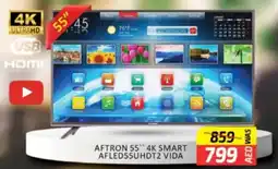 Al Madina Hypermarket Aftro 4k smart afled55uhdt2 vida offer