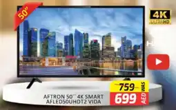 Al Madina Hypermarket Aftron 4k smart AFLED50UHDT2 Vida offer