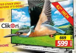 Al Madina Hypermarket Clikon FHD Smart Led TV With DVB-T2 offer
